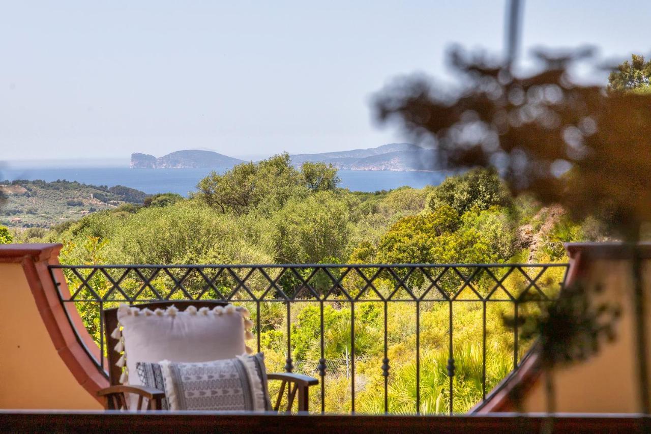 Sardinia Re - Villa Martin Panoramic View Альгеро Экстерьер фото